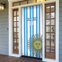 Argentina Football Custom Door Cover Vamos La Albiceleste 2026 Version - Wonder Print Shop