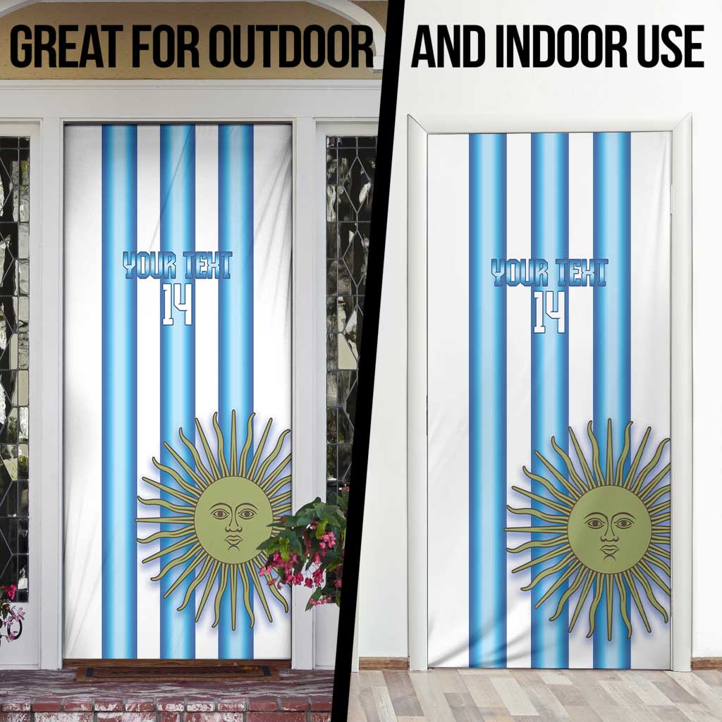 Argentina Football Custom Door Cover Vamos La Albiceleste 2026 Version - Wonder Print Shop