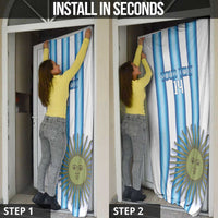 Argentina Football Custom Door Cover Vamos La Albiceleste 2026 Version - Wonder Print Shop