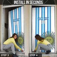 Argentina Football Custom Door Cover Vamos La Albiceleste 2026 Version - Wonder Print Shop
