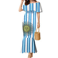 Argentina Football Custom Family Matching Mermaid Dress and Hawaiian Shirt Vamos La Albiceleste 2026 Version - Wonder Print Shop