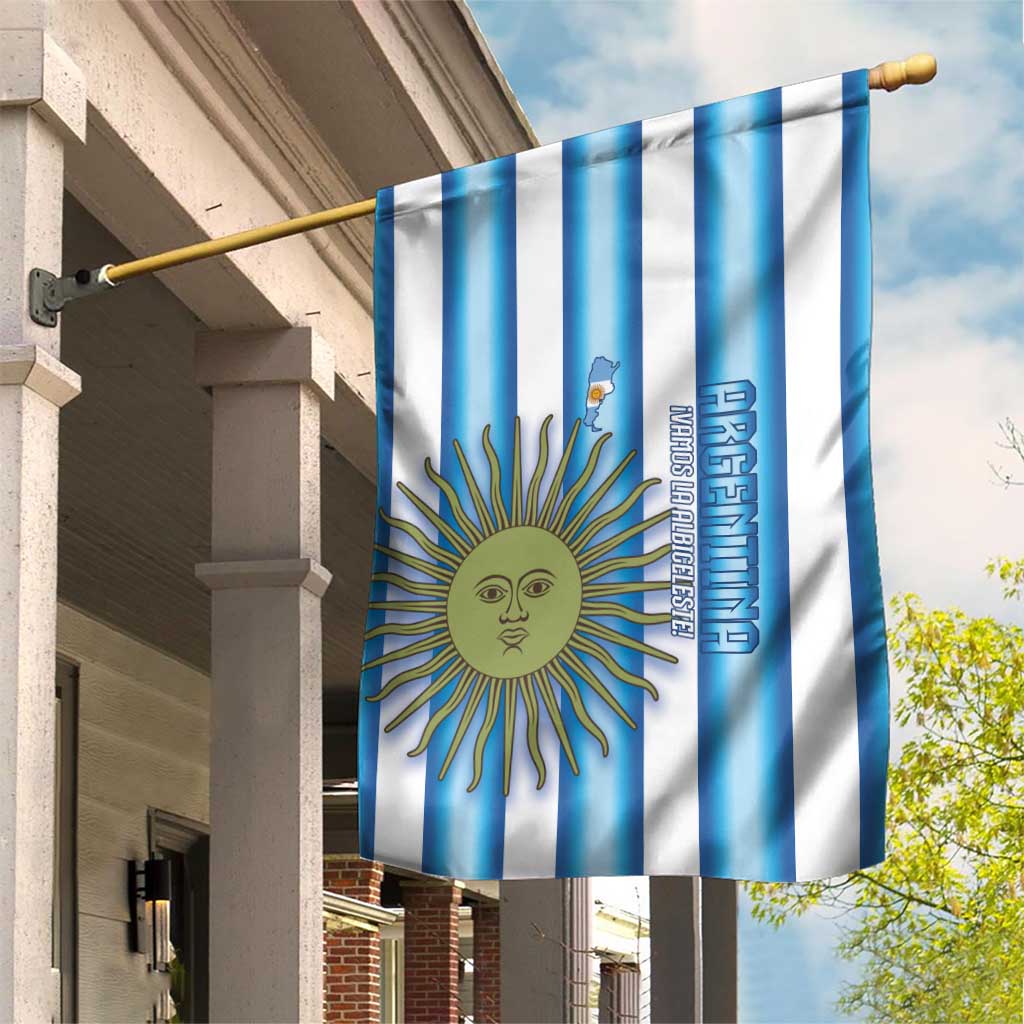 Argentina Football Garden Flag Vamos La Albiceleste 2026 Version - Wonder Print Shop