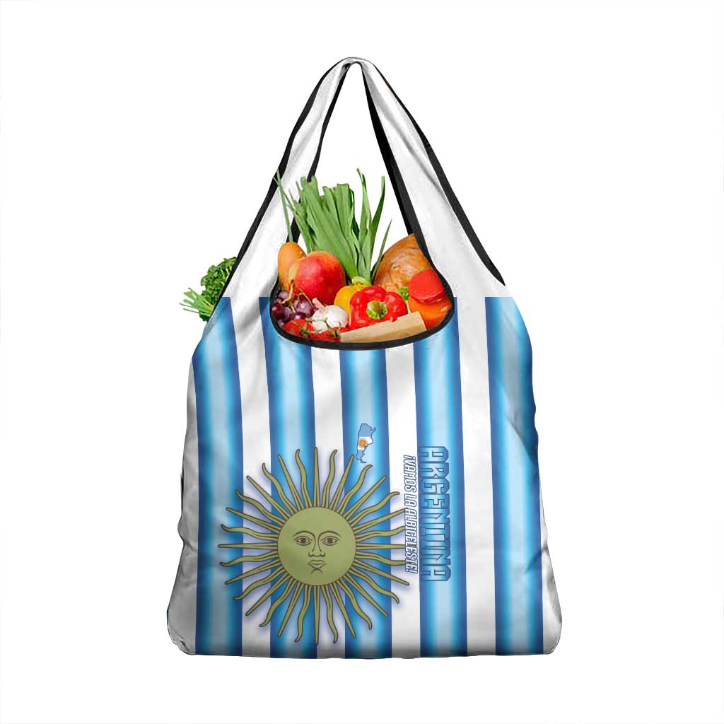Argentina Football Grocery Bag Vamos La Albiceleste 2026 Version - Wonder Print Shop