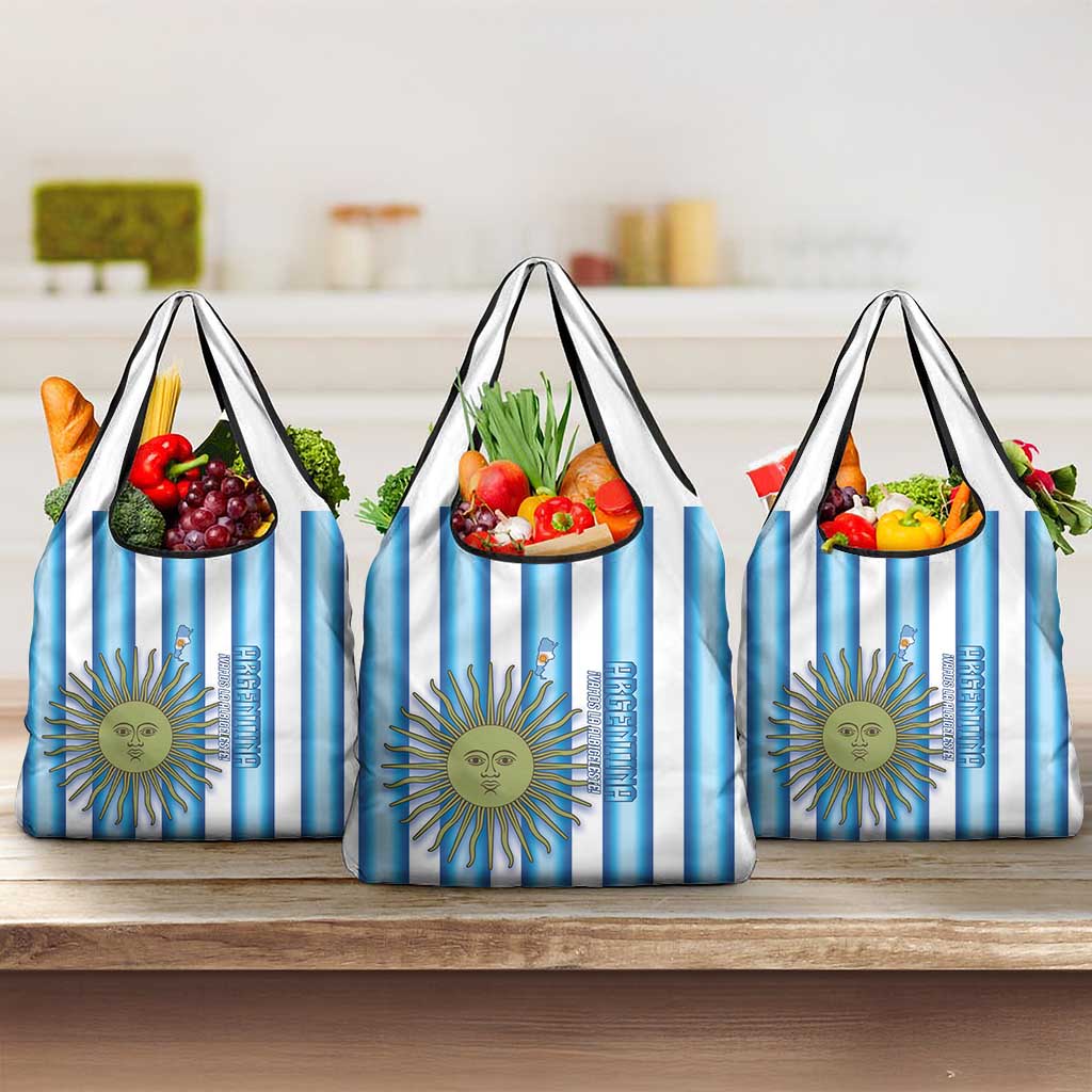 Argentina Football Grocery Bag Vamos La Albiceleste 2026 Version - Wonder Print Shop