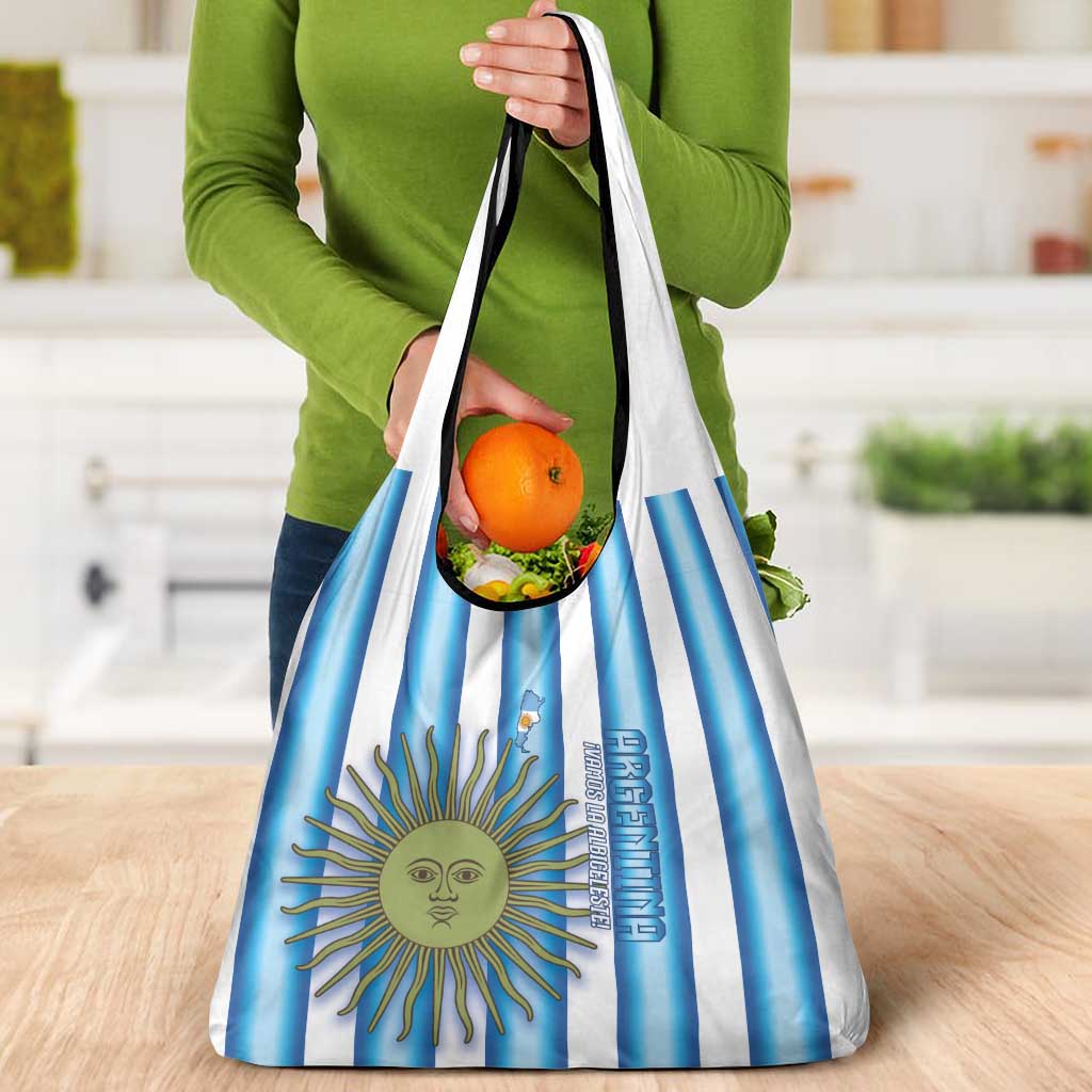 Argentina Football Grocery Bag Vamos La Albiceleste 2026 Version - Wonder Print Shop