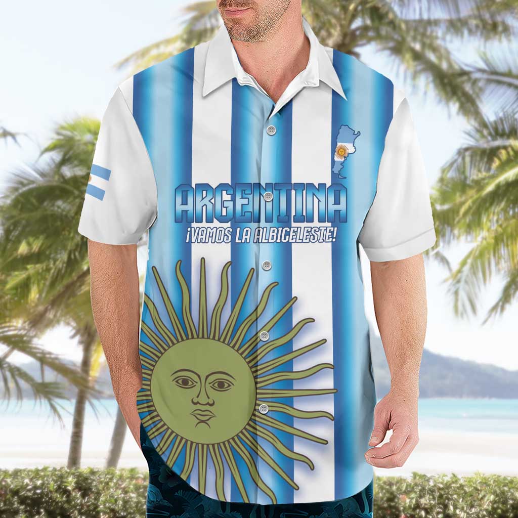 Argentina Football Custom Hawaiian Shirt Vamos La Albiceleste 2026 Version - Wonder Print Shop