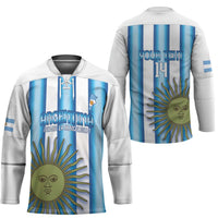 Argentina Football Custom Hockey Jersey Vamos La Albiceleste 2026 Version - Wonder Print Shop