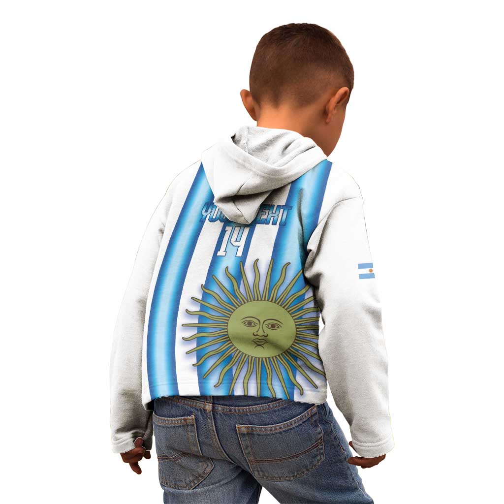 Argentina Football Custom Kid Hoodie Vamos La Albiceleste 2026 Version - Wonder Print Shop