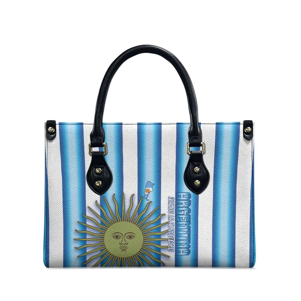 Argentina Football Leather Bag Vamos La Albiceleste 2026 Version - Wonder Print Shop