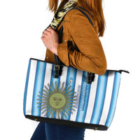 Argentina Football Leather Tote Bag Vamos La Albiceleste 2026 Version - Wonder Print Shop
