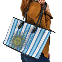 Argentina Football Leather Tote Bag Vamos La Albiceleste 2026 Version - Wonder Print Shop
