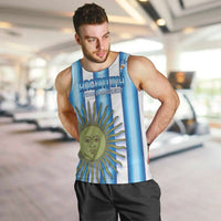 Argentina Football Custom Men Tank Top Vamos La Albiceleste 2026 Version - Wonder Print Shop
