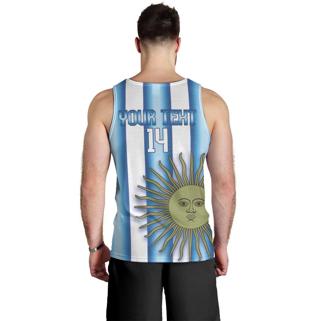 Argentina Football Custom Men Tank Top Vamos La Albiceleste 2026 Version - Wonder Print Shop