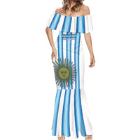 Argentina Football Custom Mermaid Dress Vamos La Albiceleste 2026 Version - Wonder Print Shop