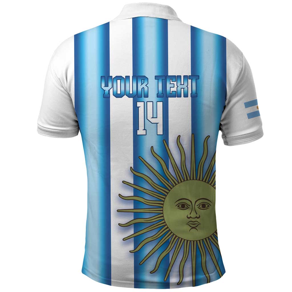 Argentina Football Custom Polo Shirt Vamos La Albiceleste 2026 Version - Wonder Print Shop
