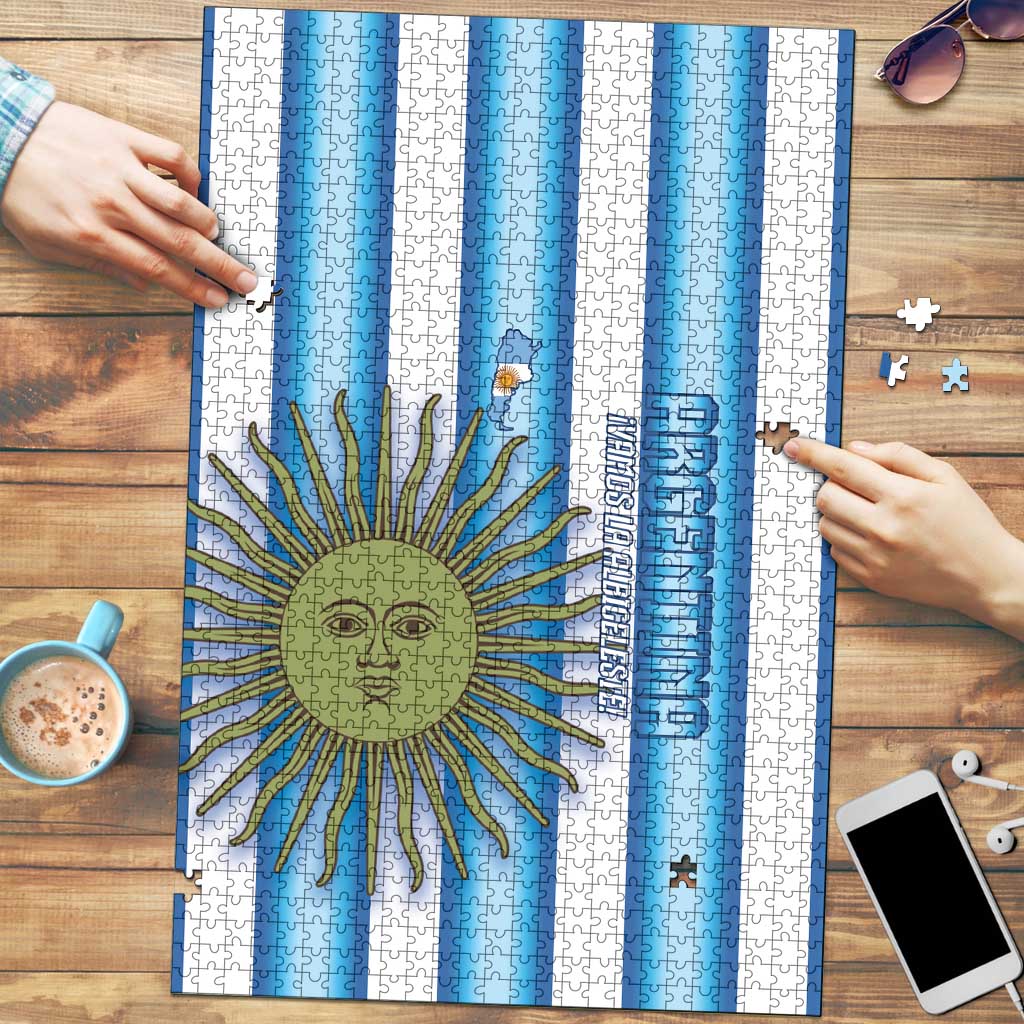 Argentina Football Puzzle Vamos La Albiceleste 2026 Version - Wonder Print Shop
