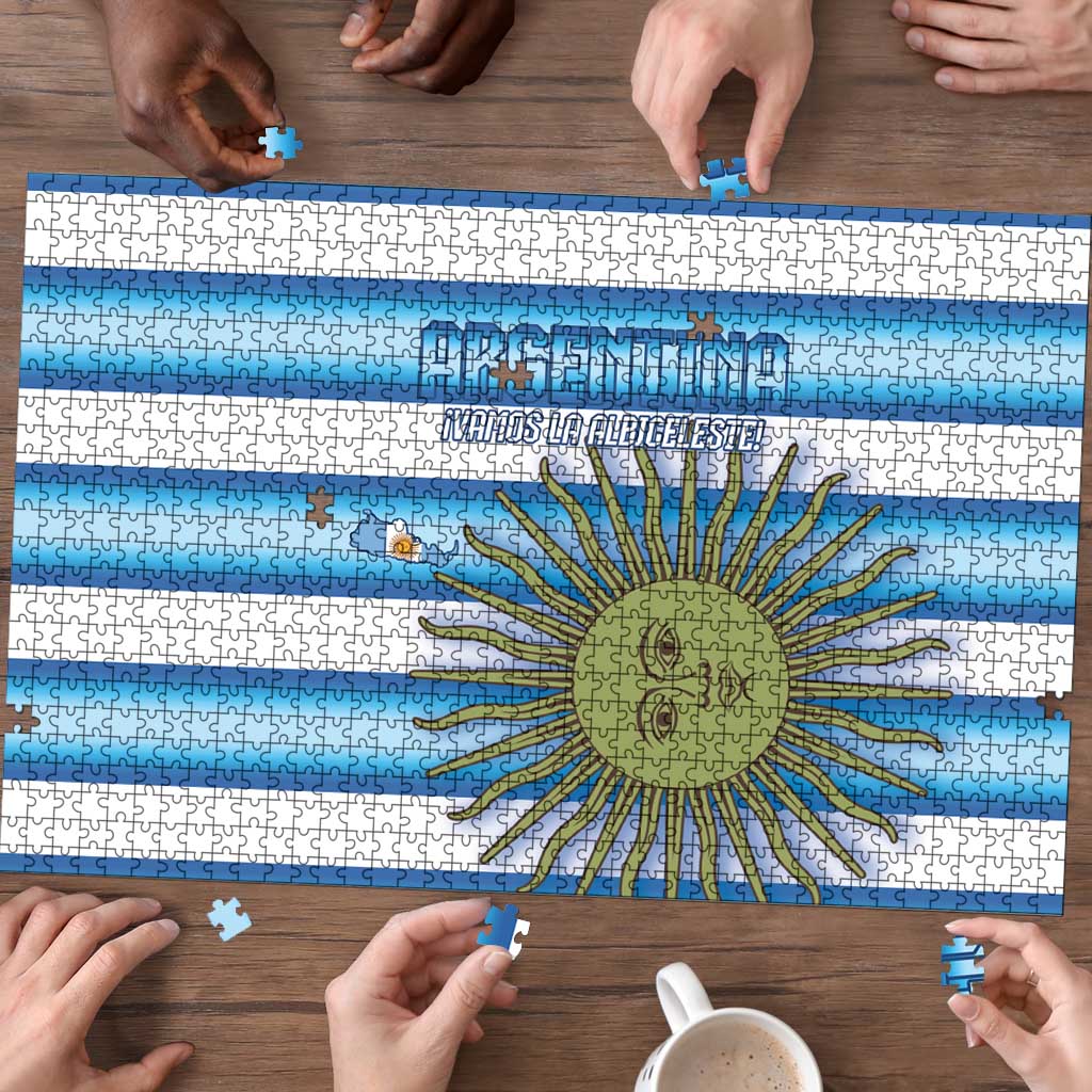 Argentina Football Puzzle Vamos La Albiceleste 2026 Version - Wonder Print Shop