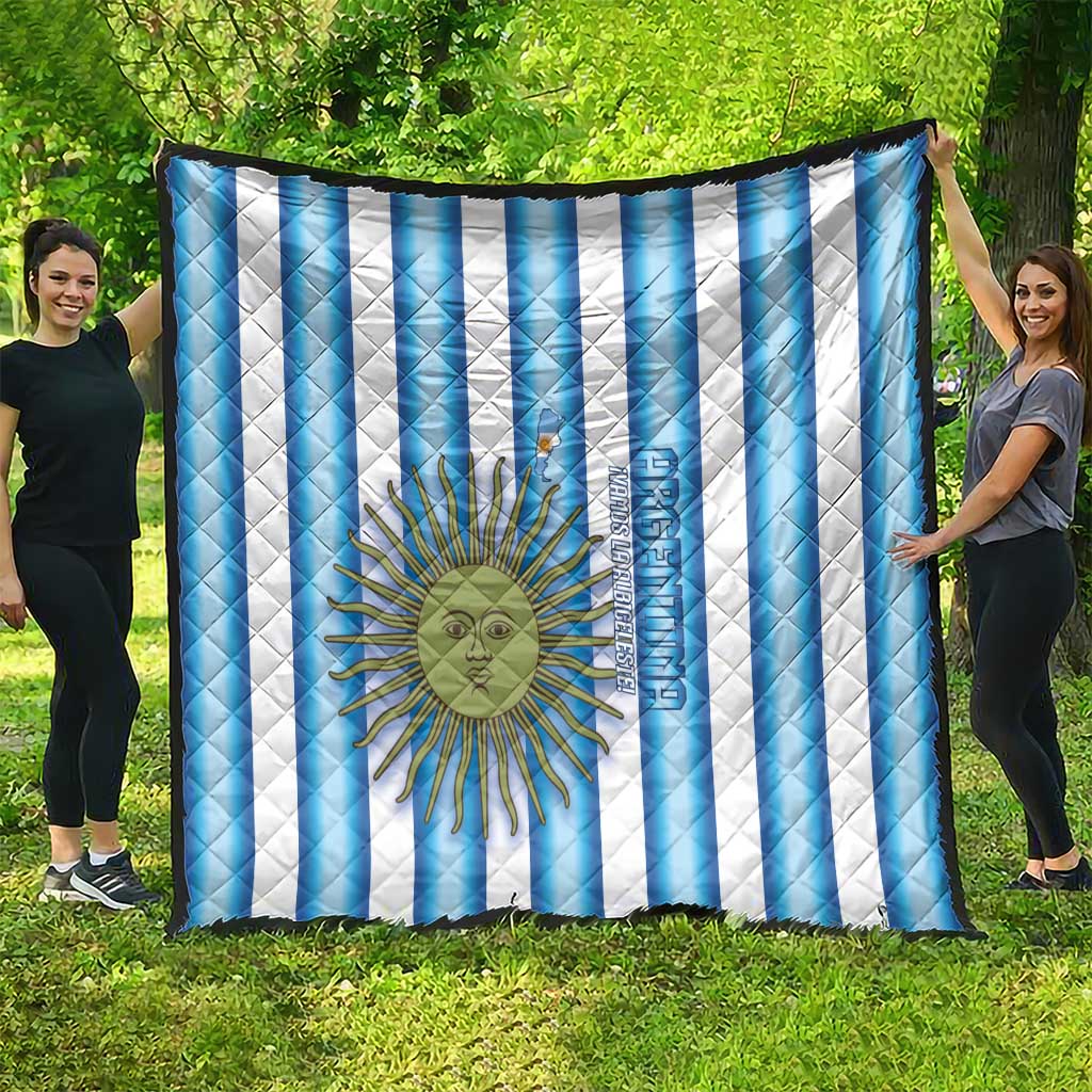 Argentina Football Quilt Vamos La Albiceleste 2026 Version - Wonder Print Shop