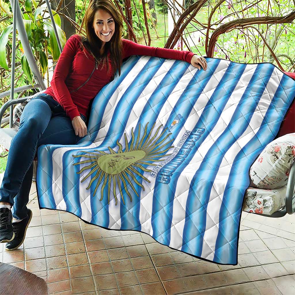 Argentina Football Quilt Vamos La Albiceleste 2026 Version - Wonder Print Shop