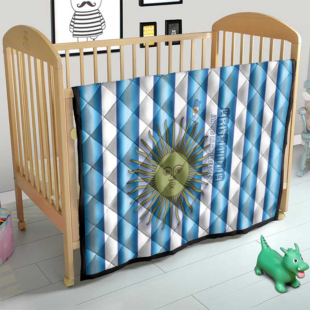 Argentina Football Quilt Vamos La Albiceleste 2026 Version - Wonder Print Shop