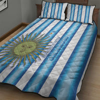 Argentina Football Quilt Bed Set Vamos La Albiceleste 2026 Version - Wonder Print Shop