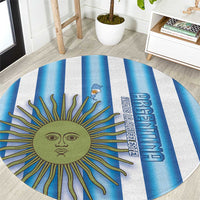 Argentina Football Round Carpet Vamos La Albiceleste 2026 Version - Wonder Print Shop
