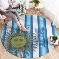 Argentina Football Round Carpet Vamos La Albiceleste 2026 Version - Wonder Print Shop