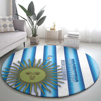 Argentina Football Round Carpet Vamos La Albiceleste 2026 Version - Wonder Print Shop
