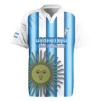 Argentina Football Custom Rugby Jersey Vamos La Albiceleste 2026 Version - Wonder Print Shop