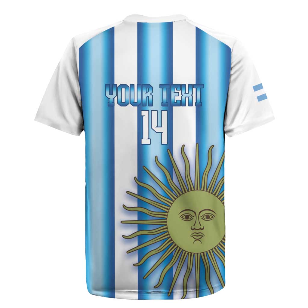 Argentina Football Custom Rugby Jersey Vamos La Albiceleste 2026 Version - Wonder Print Shop