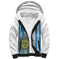 Argentina Football Custom Sherpa Hoodie Vamos La Albiceleste 2026 Version - Wonder Print Shop