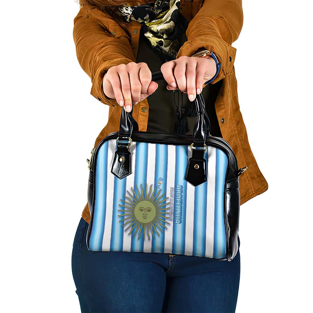 Argentina Football Shoulder Handbag Vamos La Albiceleste 2026 Version - Wonder Print Shop