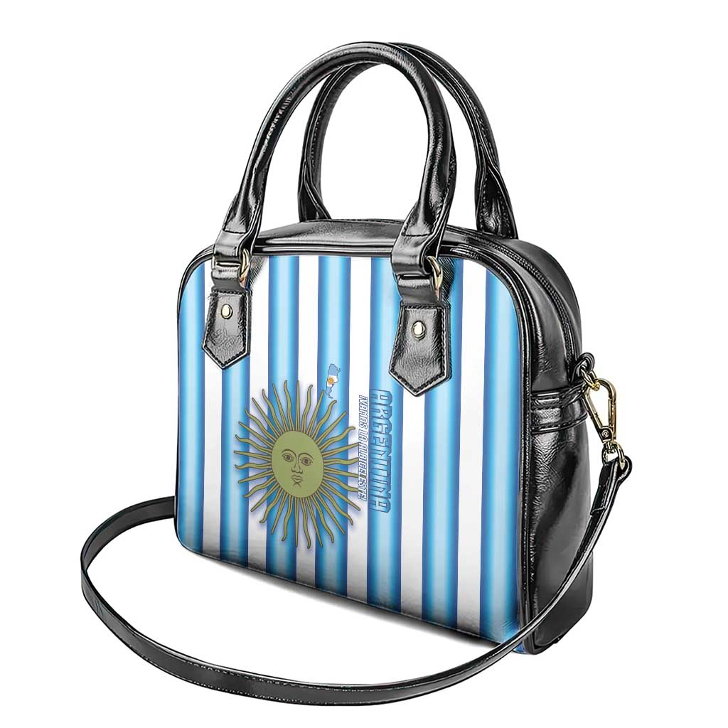 Argentina Football Shoulder Handbag Vamos La Albiceleste 2026 Version - Wonder Print Shop