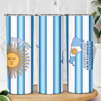 Argentina Football Custom Skinny Tumbler Vamos La Albiceleste 2026 Version - Wonder Print Shop