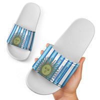 Argentina Football Slide Sandals Vamos La Albiceleste 2026 Version - Wonder Print Shop