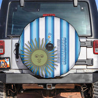 Argentina Football Spare Tire Cover Vamos La Albiceleste 2026 Version - Wonder Print Shop