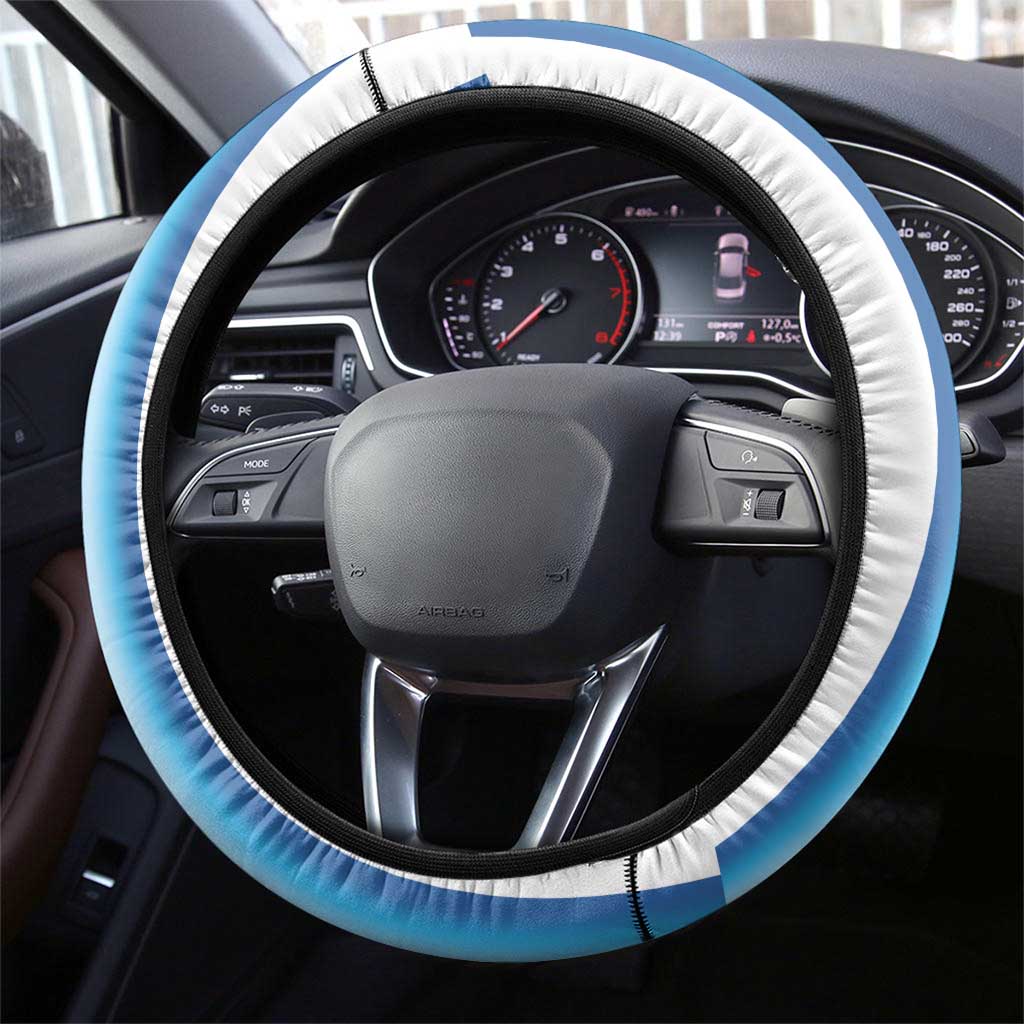 Argentina Football Steering Wheel Cover Vamos La Albiceleste 2026 Version - Wonder Print Shop