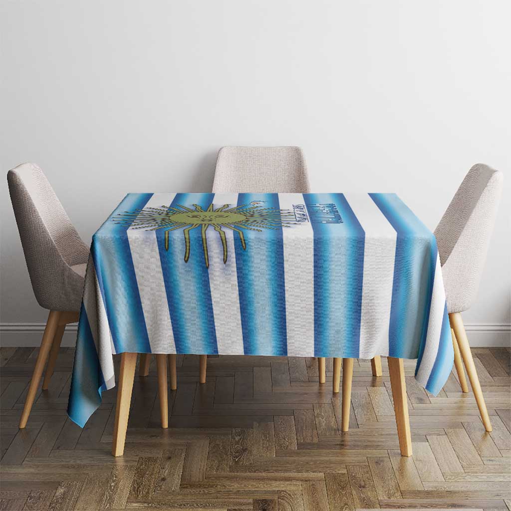 Argentina Football Tablecloth Vamos La Albiceleste 2026 Version - Wonder Print Shop