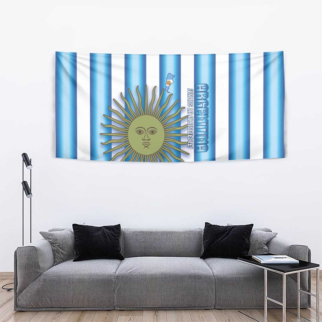 Argentina Football Tapestry Vamos La Albiceleste 2026 Version - Wonder Print Shop