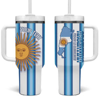 Argentina Football Custom Tumbler With Handle Vamos La Albiceleste 2026 Version - Wonder Print Shop
