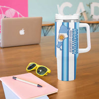 Argentina Football Custom Tumbler With Handle Vamos La Albiceleste 2026 Version - Wonder Print Shop