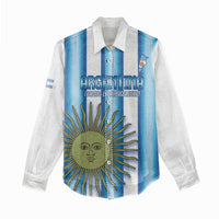 Argentina Football Custom Women Casual Shirt Vamos La Albiceleste 2026 Version - Wonder Print Shop