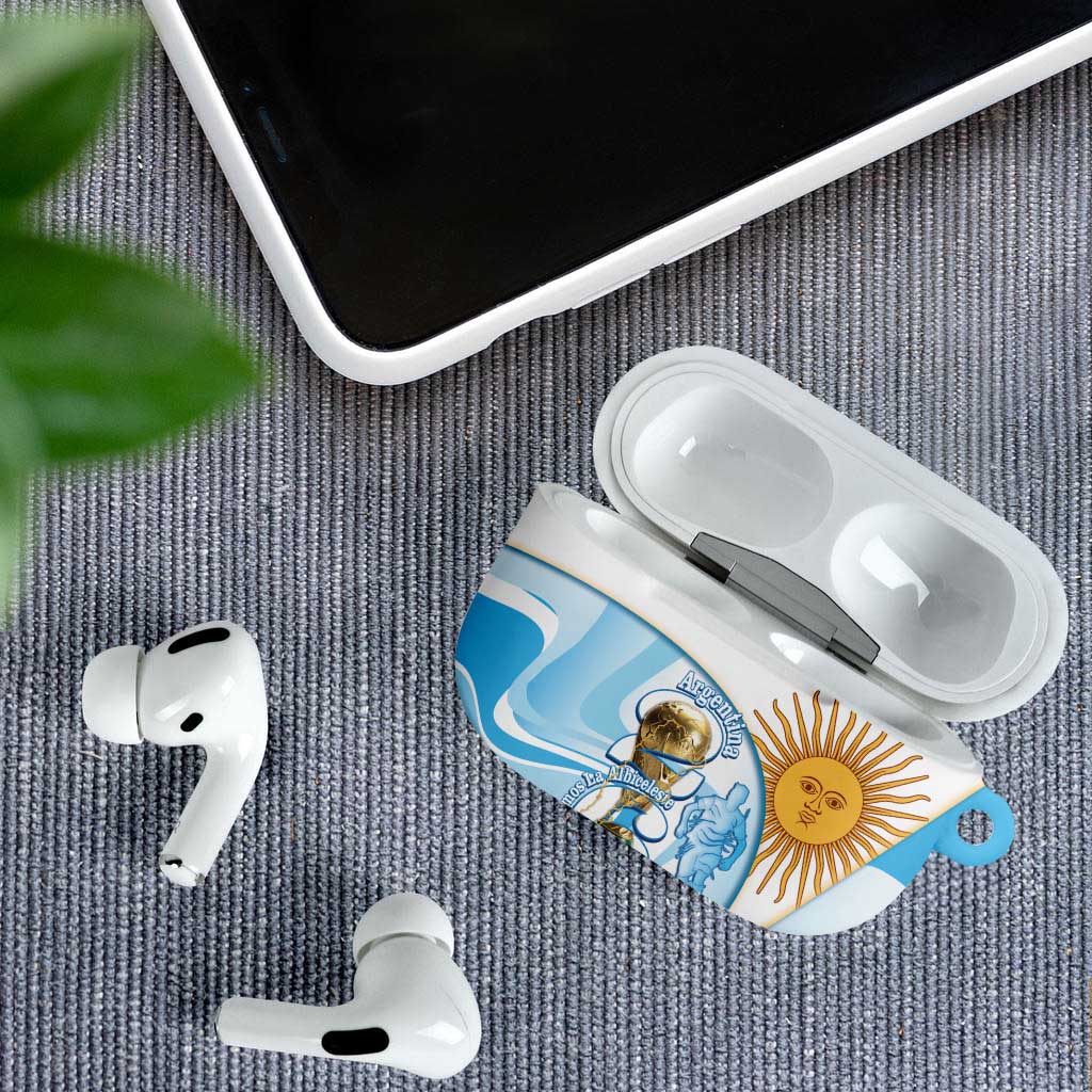 Argentina Football AirPods Case 2026 Trophy Vamos La Albiceleste - Wonder Print Shop