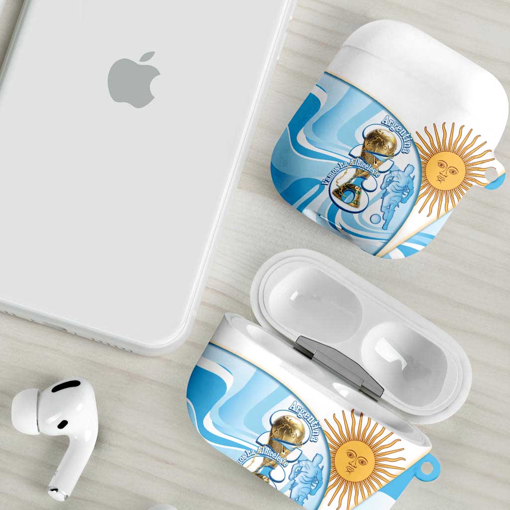 Argentina Football AirPods Case 2026 Trophy Vamos La Albiceleste - Wonder Print Shop