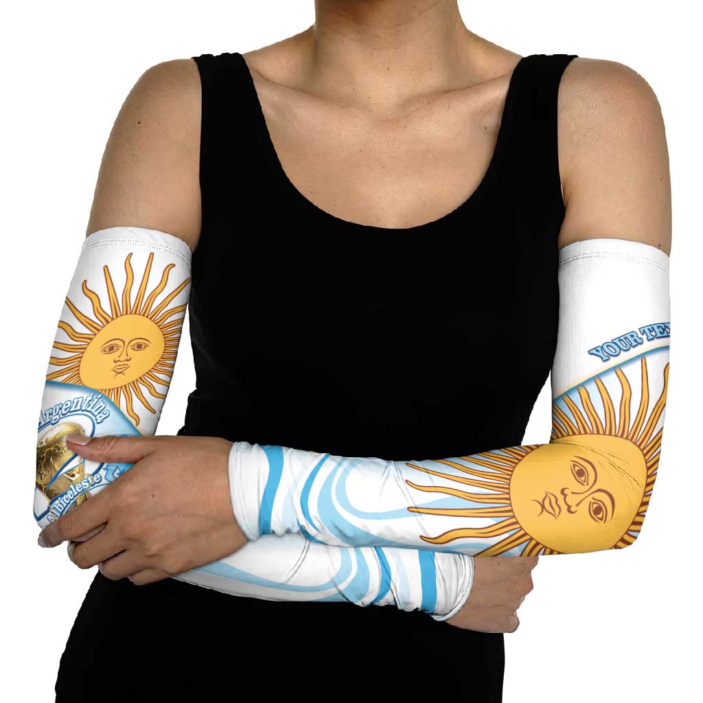 Argentina Football Personalized Arm Sleeves 2026 Trophy Vamos La Albiceleste - Wonder Print Shop