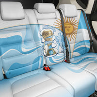 Argentina Football Back Car Seat Cover 2026 Trophy Vamos La Albiceleste - Wonder Print Shop