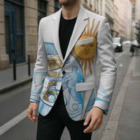 Argentina Football Personalized Blazer 2026 Trophy Vamos La Albiceleste - Wonder Print Shop