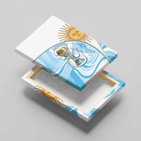 Argentina Football Canvas Wall Art 2026 Trophy Vamos La Albiceleste - Wonder Print Shop