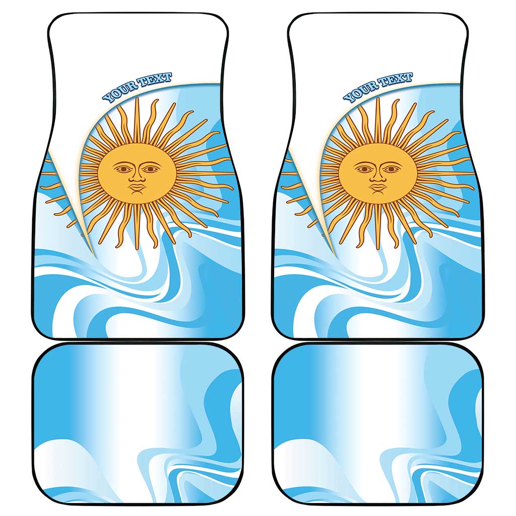 Argentina Football Personalized Car Mats 2026 Trophy Vamos La Albiceleste - Wonder Print Shop