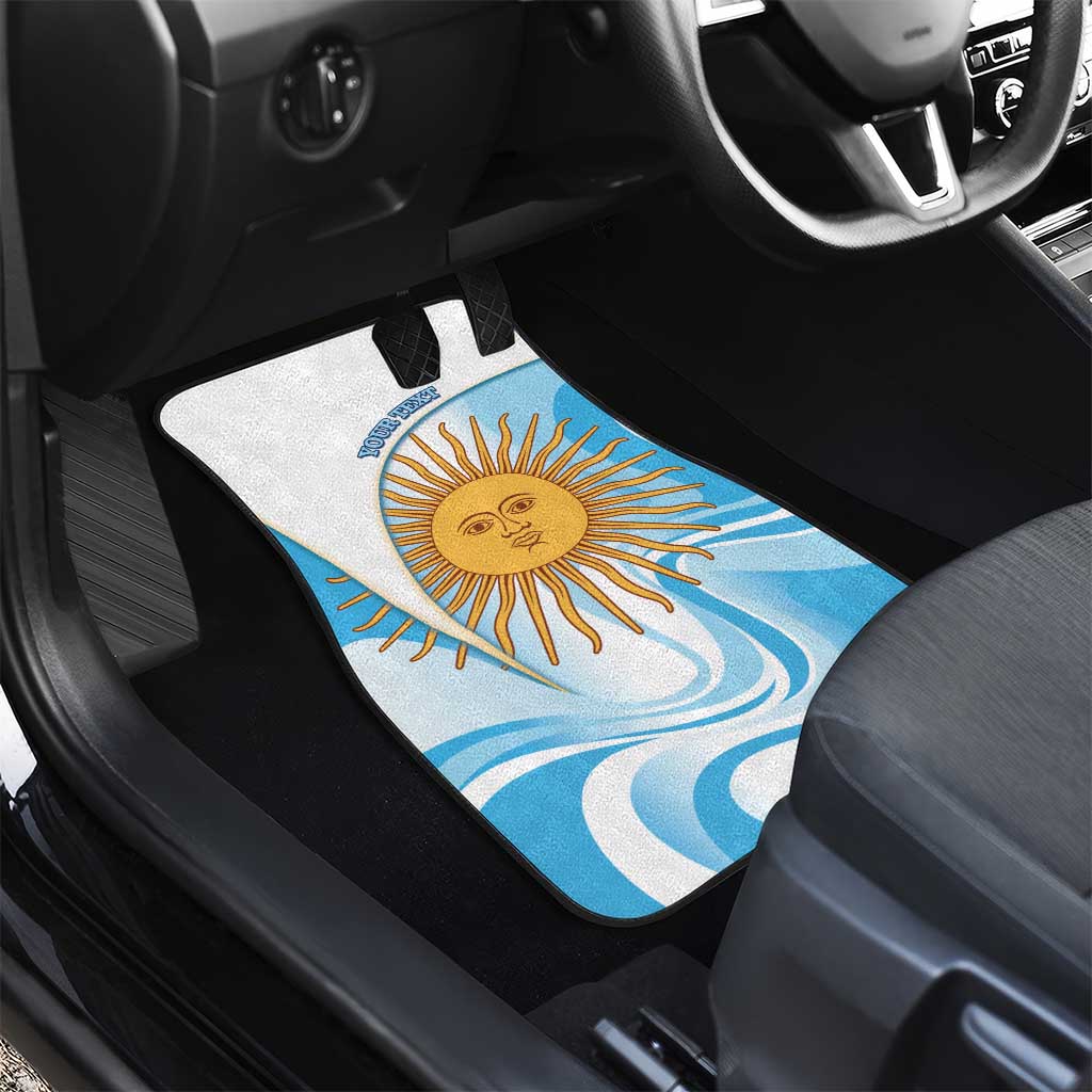 Argentina Football Personalized Car Mats 2026 Trophy Vamos La Albiceleste - Wonder Print Shop